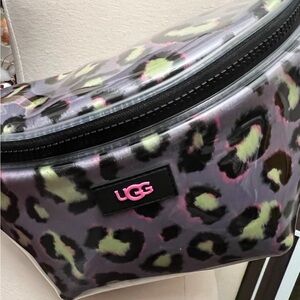 UGG Women's Leopard Print Bag - Black and Purple